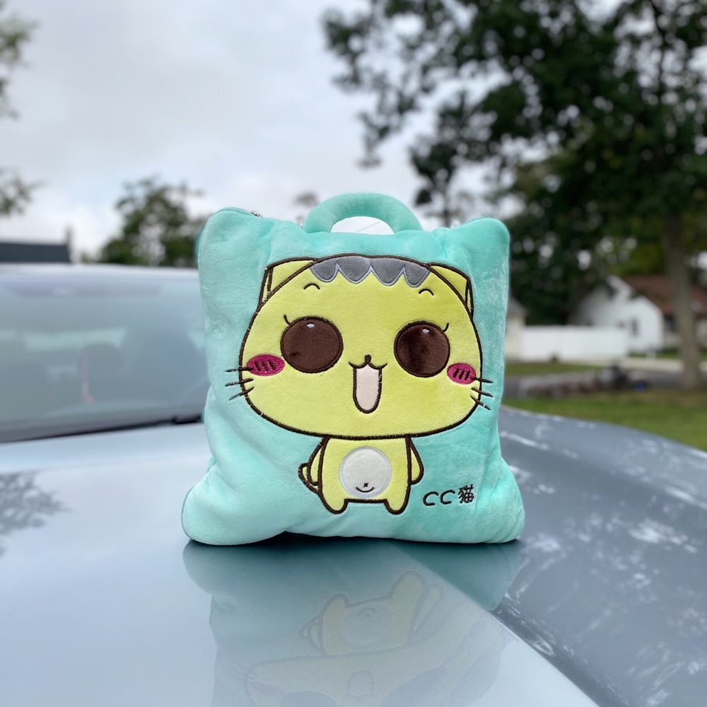 Kids 2 in 1 Throw Pillow Blanket